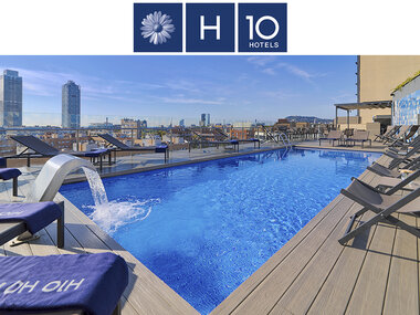 H10 Marina Barcelona 4*: 1 noche con desayuno buffet para 2 personas