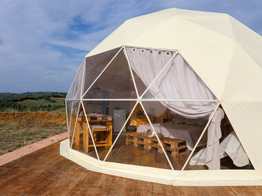 Nel verde della Maremma toscana: 1 insolita notte in Cupola Geodetica
