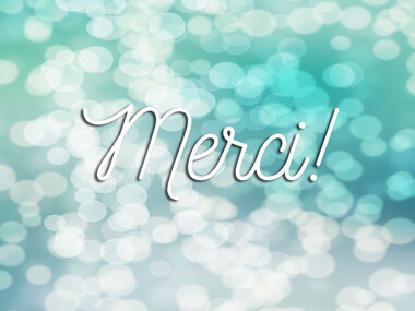 Merci !