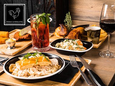 Poule & Poulette : savoureux repas pour 2 personnes