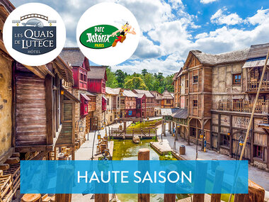 Parc Astérix 2026 - Séjour 2 jours / 1 nuit - Hôtel Les Quais de Lutèce 4* en haute saison