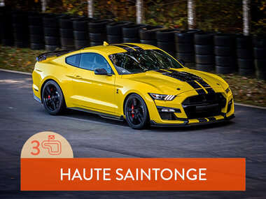 Stage de pilotage : 3 tours sur le circuit de Haute Saintonge en Ford Mustang Shelby GT500