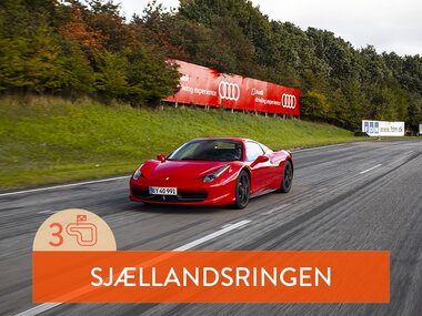 Kør racerbil: 3 omgange i Ferrari på Sjællandsringen
