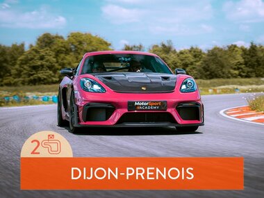 Stage de pilotage : 2 tours sur le circuit de Dijon-Prenois en Porsche 718 Cayman GT4 RS