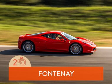 Stage de pilotage : 2 tours sur le circuit de Fontenay en Ferrari F458 Italia