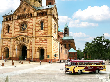 Oldtimer-Bus-Tagestour in die Kurpfalz