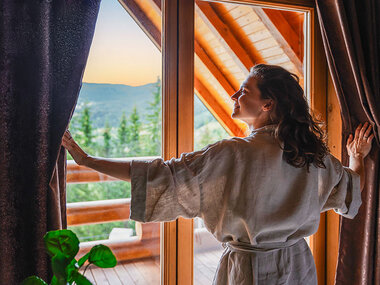 En Suisse avec maman