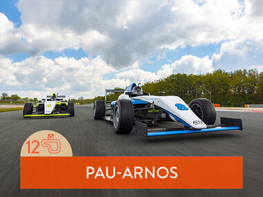 Stage de pilotage monoplace : 12 tours  sur le circuit de Pau-Arnos en Formule 4 Tatuus