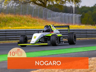 Stage de pilotage monoplace : 10 tours sur le circuit de Nogaro en Formule 4 Tatuus