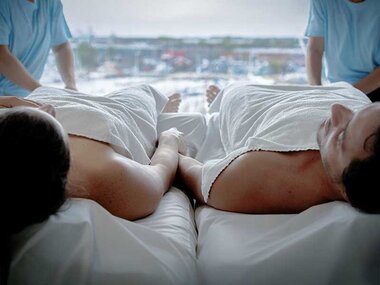 Privat spa og deluxe massage hos Harmony for 2