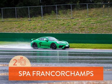 Stage de pilotage : 2 tours sur le circuit de Spa-Francorchamps en Porsche 718 Cayman GT4