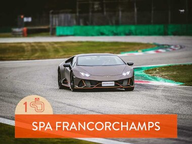 1 ronde racen op het circuit van Spa-Francorchamps in een Lamborghini Huracán EVO