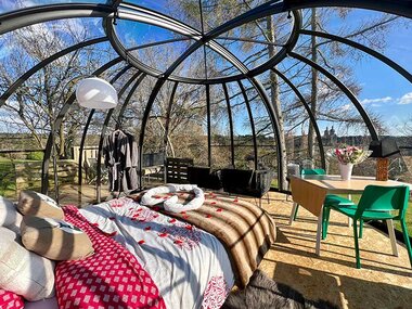 2 magische dagen in een SaintHub Sphair in de Ardennen incl. bubbelbad en zeevruchtenschotel