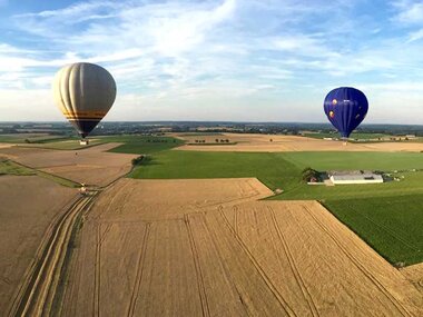 Vol en montgolfière avec champagne pour 1 personne au-dessus de Bruxelles