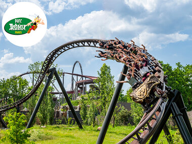 Billets pour le Parc Astérix : 2 entrées adulte et 1 entrée enfant en 2026