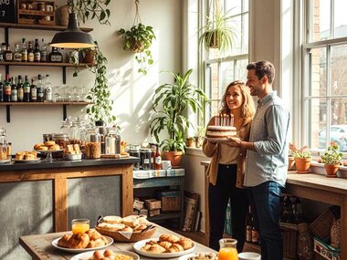 Petit-déjeuner d'anniversaire : à la maison ou au restaurant