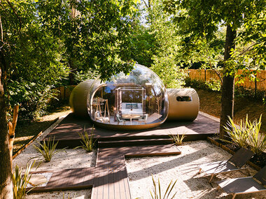 Glamping romantico in Abruzzo: 1 notte in Bubble Room con colazione in camera