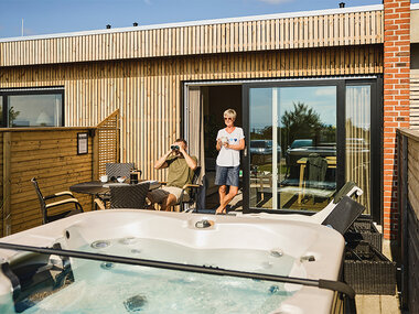 1 overnatning med privat spa og udsigt over Kattegat