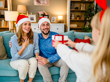 Frohe Weihnachten: ein Geschenk für die tollsten Eltern!