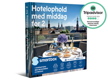 Hotelophold med middag for 2