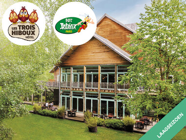 Parc Astérix 2026: 2 dagen + 1 nacht in hotel Les Trois Hiboux in het laagseizoen