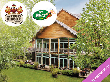 Parc Astérix 2026: 2 dagen + 1 nacht in hotel Les Trois Hiboux in het tussenseizoen