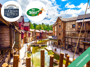 Parc Astérix 2026: 2 dagen + 1 nacht in hotel Les Quais de Lutèce 4* tijdens het laagseizoen