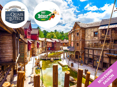 Parc Astérix 2026 : 2 jours + 1 nuit à l'Hôtel Les Quais de Lutèce 4* en moyenne saison