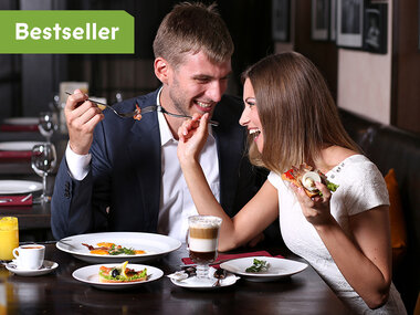 Romantische date op restaurant
