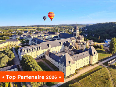 Vol en montgolfière au-dessus des châteaux de la Loire avec dégustation de vin en semaine pour 2 personnes
