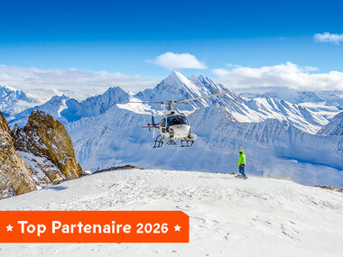 Vol en hélicoptère de 15 min pour 2 personnes au-dessus du Mont-Blanc