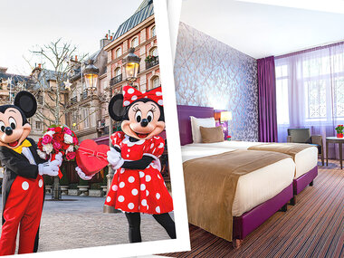 Biglietti data a scelta per 2 adulti a Disneyland® Paris e 1 notte in hotel a Parigi