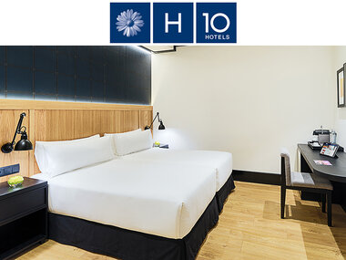 H10 Puerta de Alcalá 4*: 1 noche con desayuno y cava para para 2
