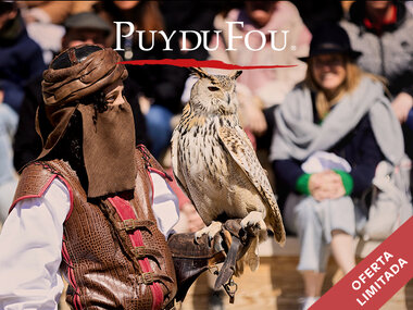 Puy du Fou® España: 4 entradas para 2 adultos y 2 niños para 1 día y acceso al espectáculo «El Sueño de Toledo»