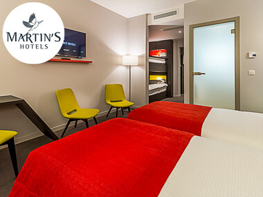Séjour de 2 jours en famille dans l'hôtel 4* Martin's Red près de la forêt de Halle