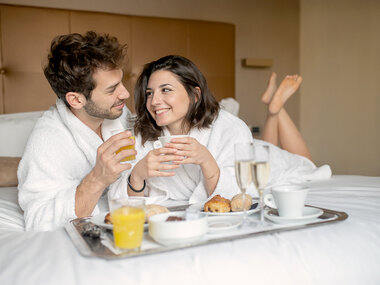 Just married: ontbijt met bubbels voor twee