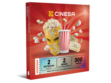 2 entradas de cine con menú y bebidas