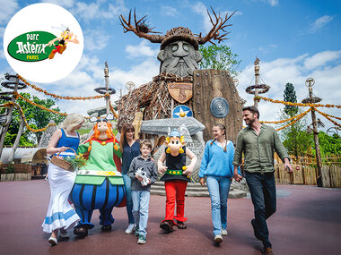 Parc Astérix : Billets d’entrée pour 2 adultes et 2 enfants