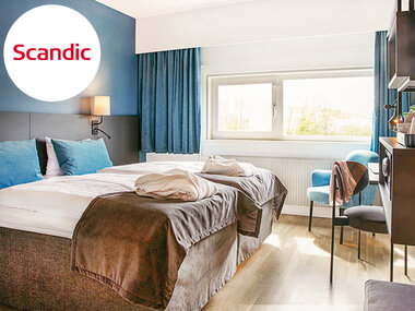 1 natt på Scandic Odense, H.C. Andersens hemstad
