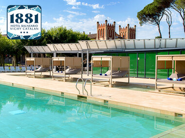 1881 Hotel Balneario Vichy Catalan: 2 noches con desayuno y acceso al spa
