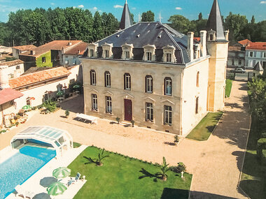 1 nuit en château avec spa et dîner près de Bordeaux