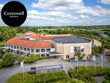 Ophold med 3-retters middag på Comwell Rebild Bakker for 2