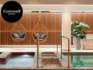 Comwell Borupgaard 4 stjärnor: 1 natt i spa-hotell med spa-tillgång och 3-rättersmiddag