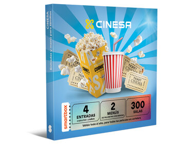 4 entradas de cine para 2 adultos y 2 niños