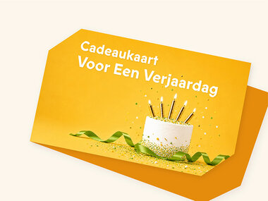 Cadeaukaart Verjaardag - € 50