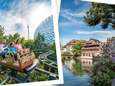 Soggiorno Europa-Park 2026: biglietto per 2 adulti e 1 bambino (1 giorno) e 1 notte in hotel vicino a Europa-Park