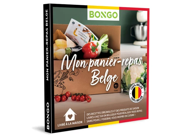 Coffret cadeau Mon panier repas belge - Bongo