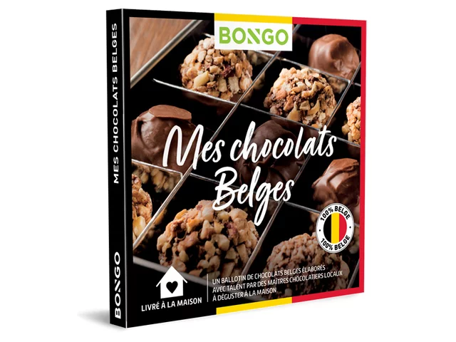 Coffret cadeau Mes chocolats belges - Bongo