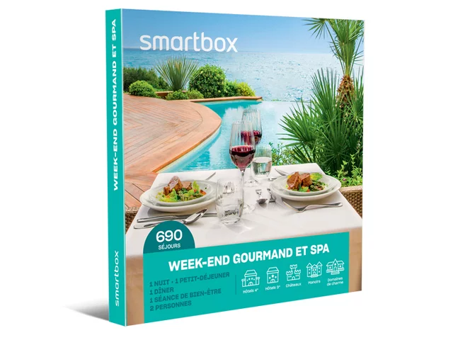 Coffret cadeau Week-end gourmand et spa - Smartbox