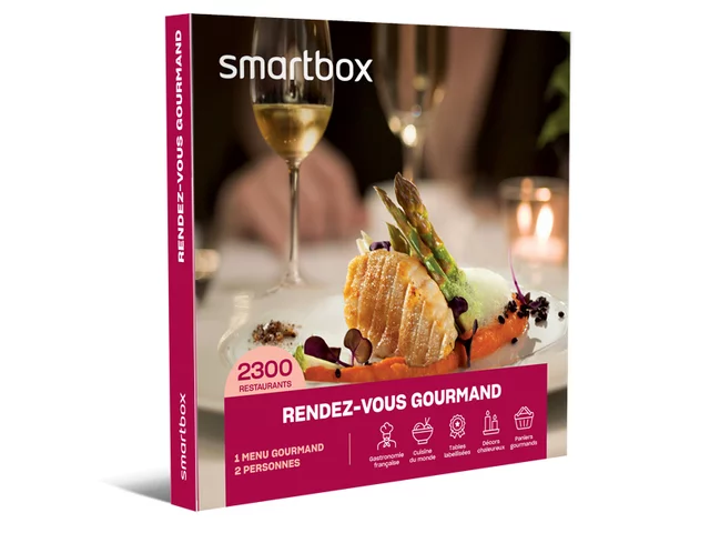 SMARTBOX - Coffret Cadeau Couple - Idée cadeau original : Repas exotique  pour deux à la découverte du monde